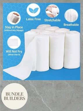 $3 Add-On | Hospital Grade Gauze Stretch Bandage-4 Pack